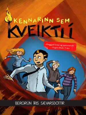 cover image of Kennarinn sem kveikti í